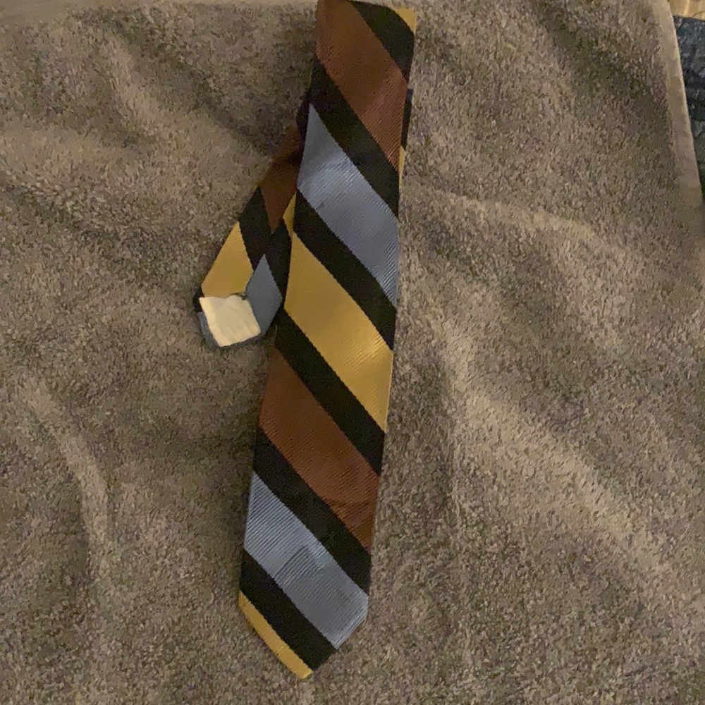 Striped tie